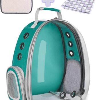 Cat Bubble Backpack Pet Travel Carrier for Cats and Dogs(Classic Green)